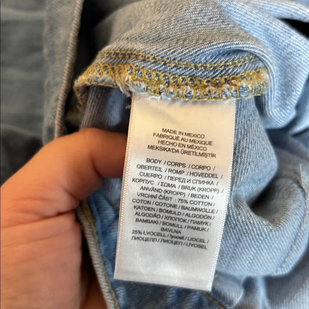 Lauren by Ralph Lauren cargo‎ style blue jeans size 10